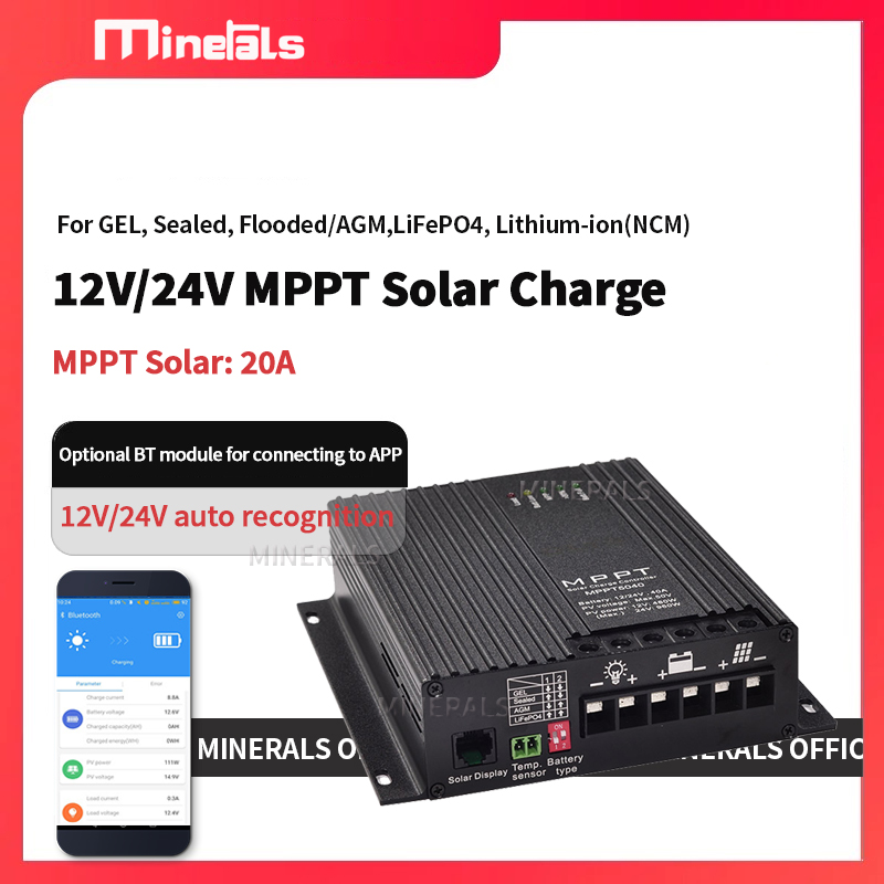 Mppt Charge Controller - Контроллер заряда MPPT 20А для солнечных